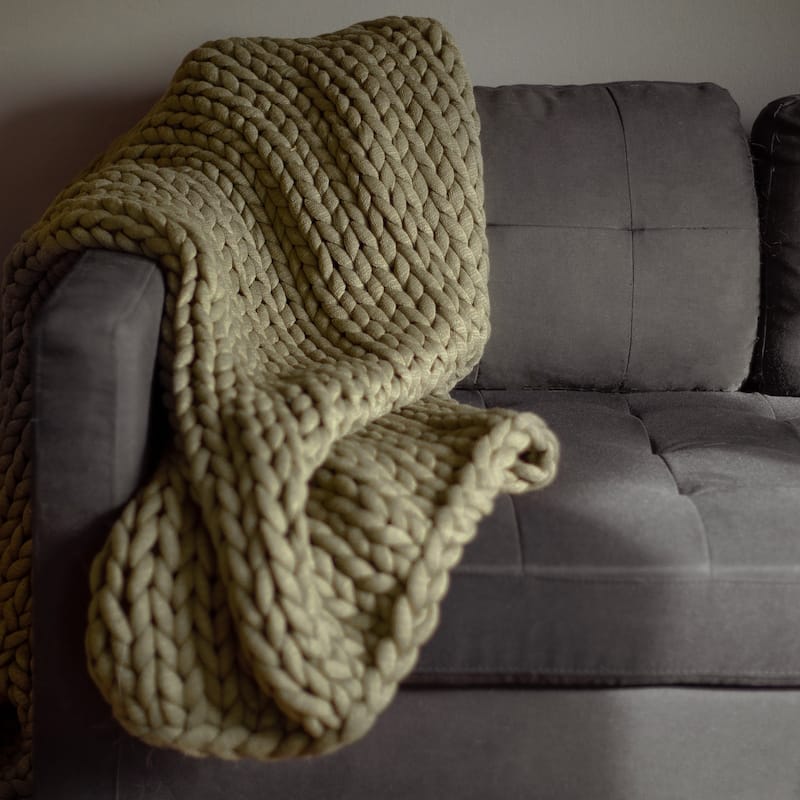 Donna Sharp Chunky Knit Throw