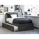 preview thumbnail 26 of 97, Richmond Bed with Footboard and Twin XL Trundle Grey - Twin XL
