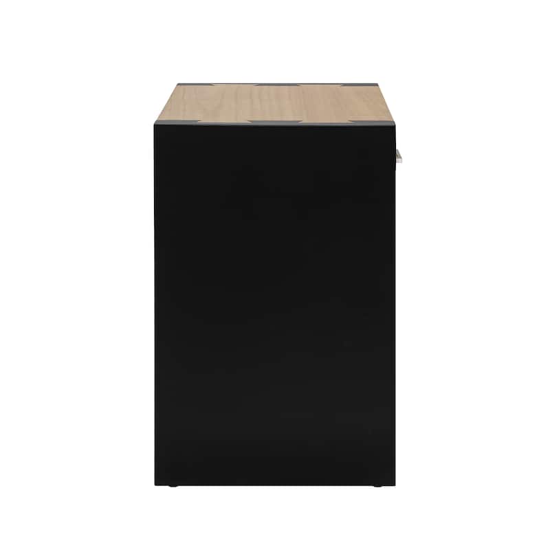 Christopher Knight Home - Quillson MDF 1-Drawer Nightstand with Smooth Glide Drawer