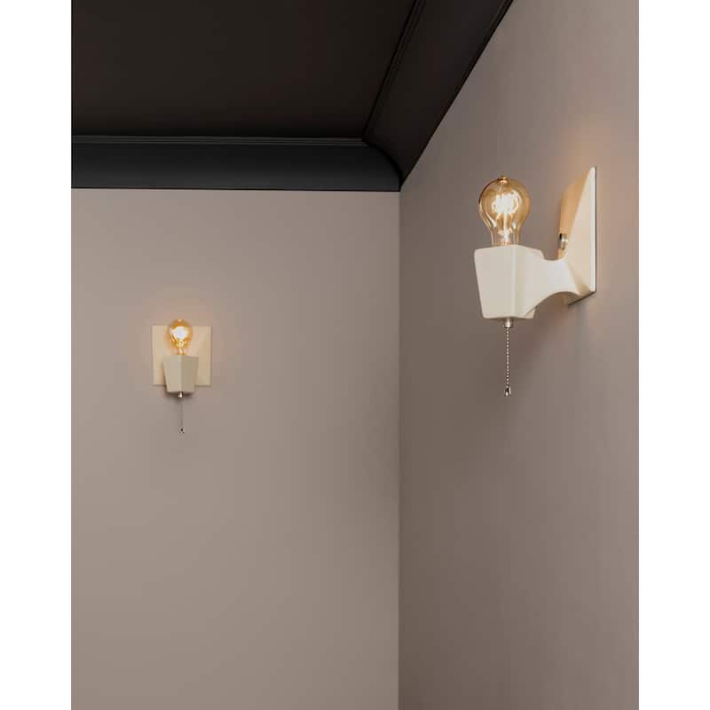 Ceramic Geo Wall Sconce