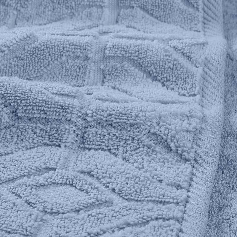 Modern Threads 6-Piece Yarn Dyed Diamond Gate Jacquard Towel Set