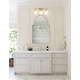 preview thumbnail 10 of 18, Monaco Farmhouse Bathroom Vanity Lights 3-Light Clear Glass Wall Sconces