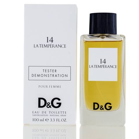 D&G 14 La Temperance/D&G Edt Spray Tester 3.4 Oz (W)