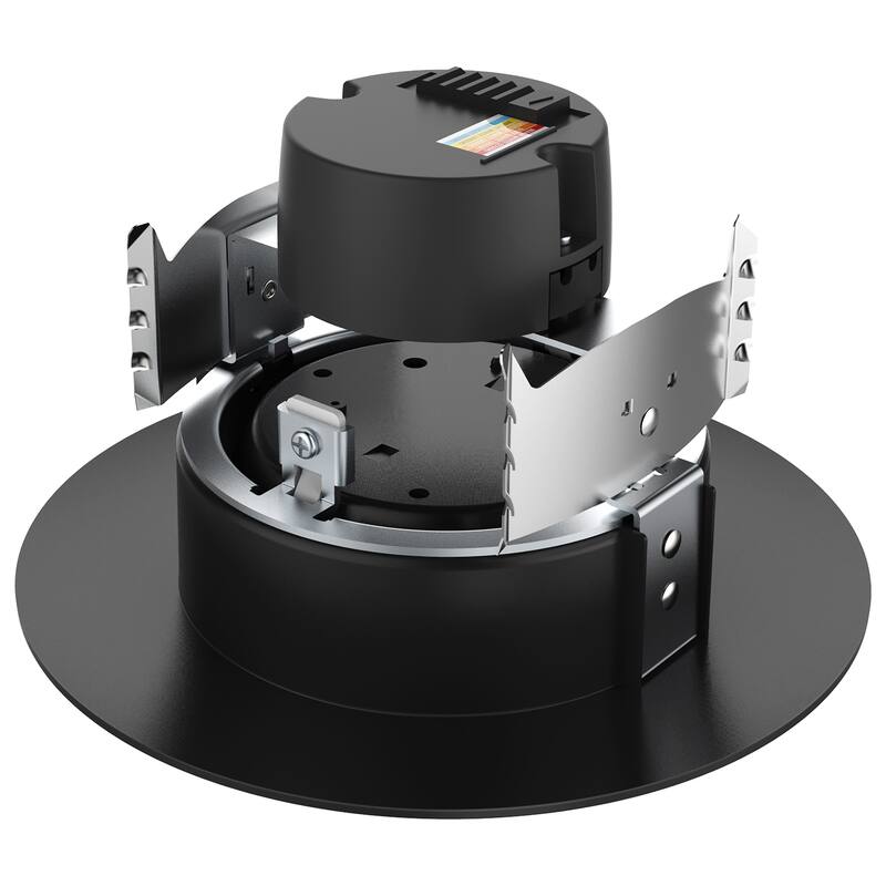 7.5 W LED Retrofit Downlight Gimbaled 120 V CCT Selectable Black