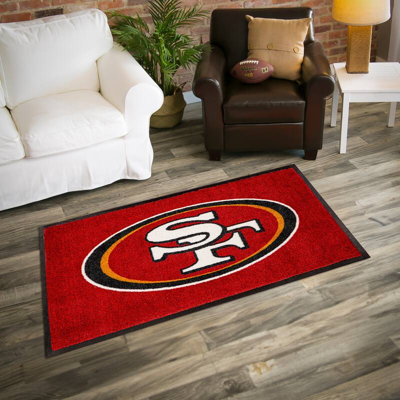 Nylon Indoor/Outdoor Entryway Door Mat, San Francisco 49ers - 3' x 5'