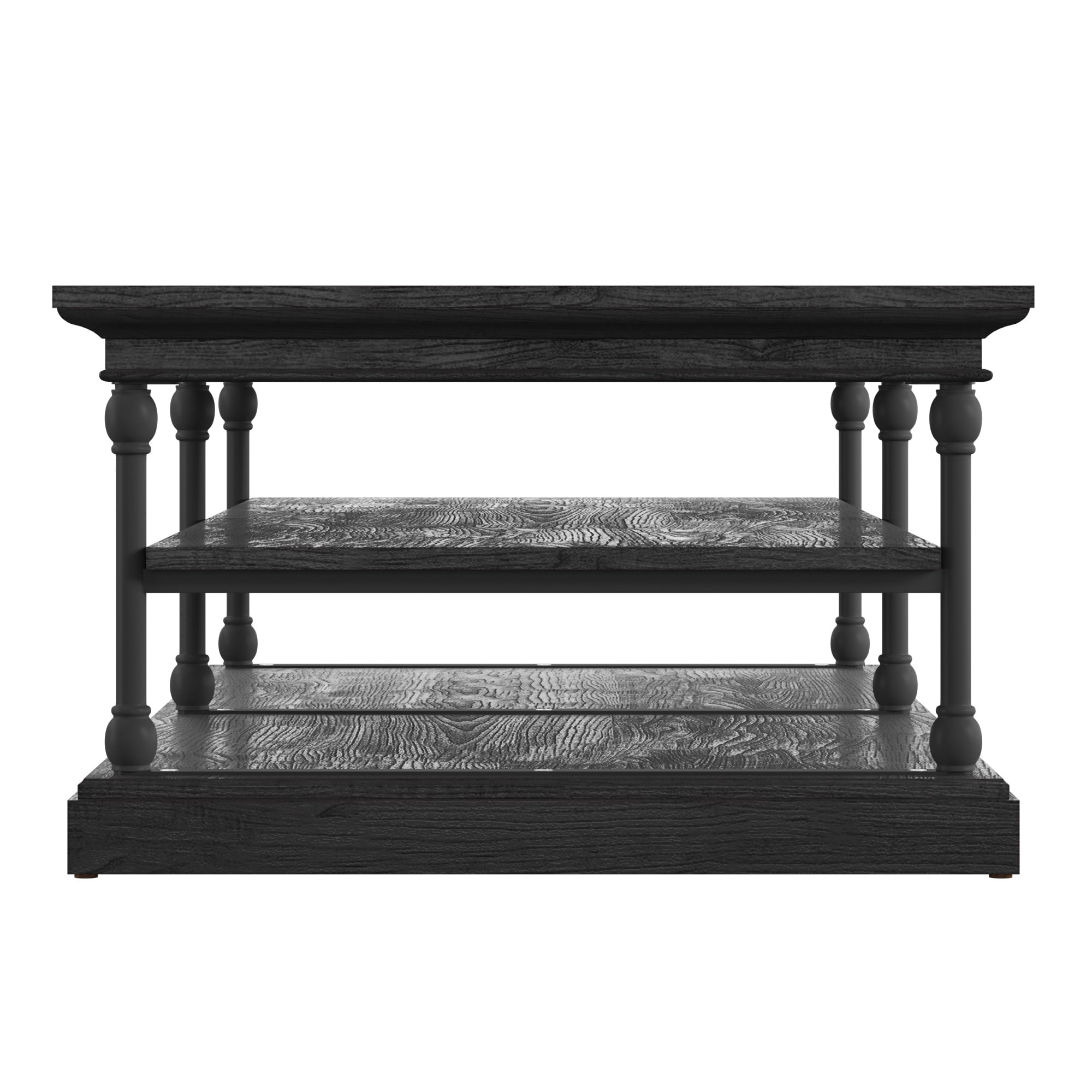 Barnstone Cornice Rectangle Storage Shelf Coffee Table by iNSPIRE