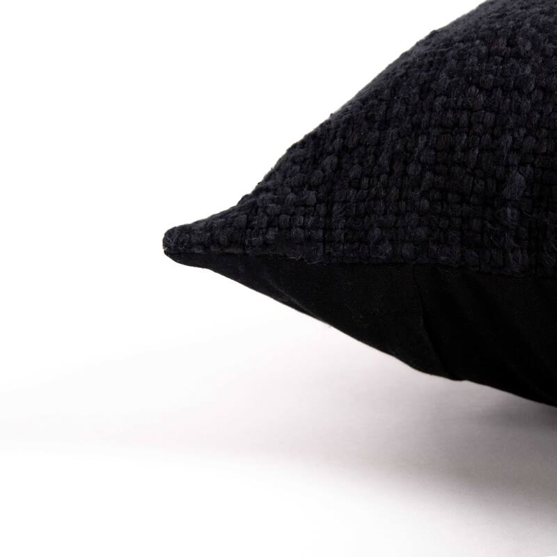 Rizzy Home Solid Textured Modern Throw Pillow