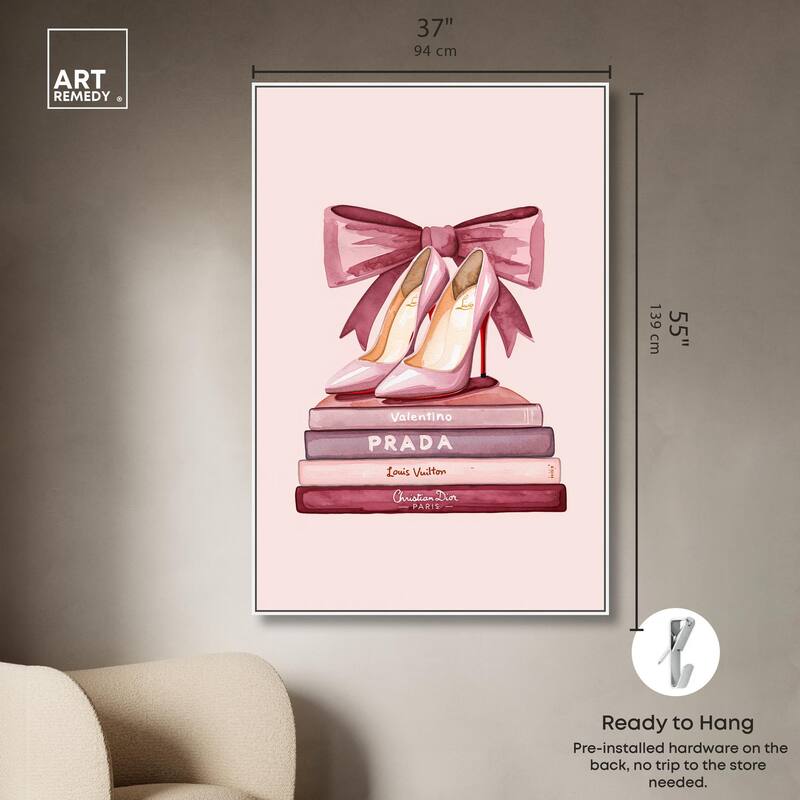 Stack of Fashion Canvas by Art Remedy