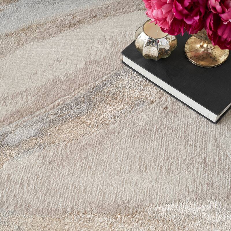 Inspire Me! Home Décor Brushstrokes Indoor only Abstract Area Rug