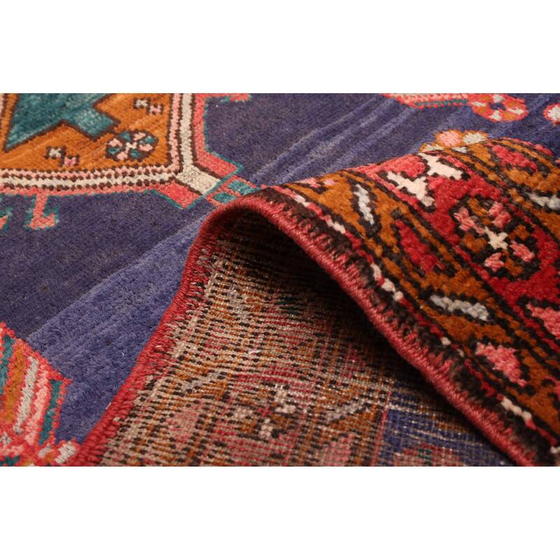 ECARPETGALLERY Hand-knotted Konya Anatolian Navy Wool Rug - 3'2 x 9'4