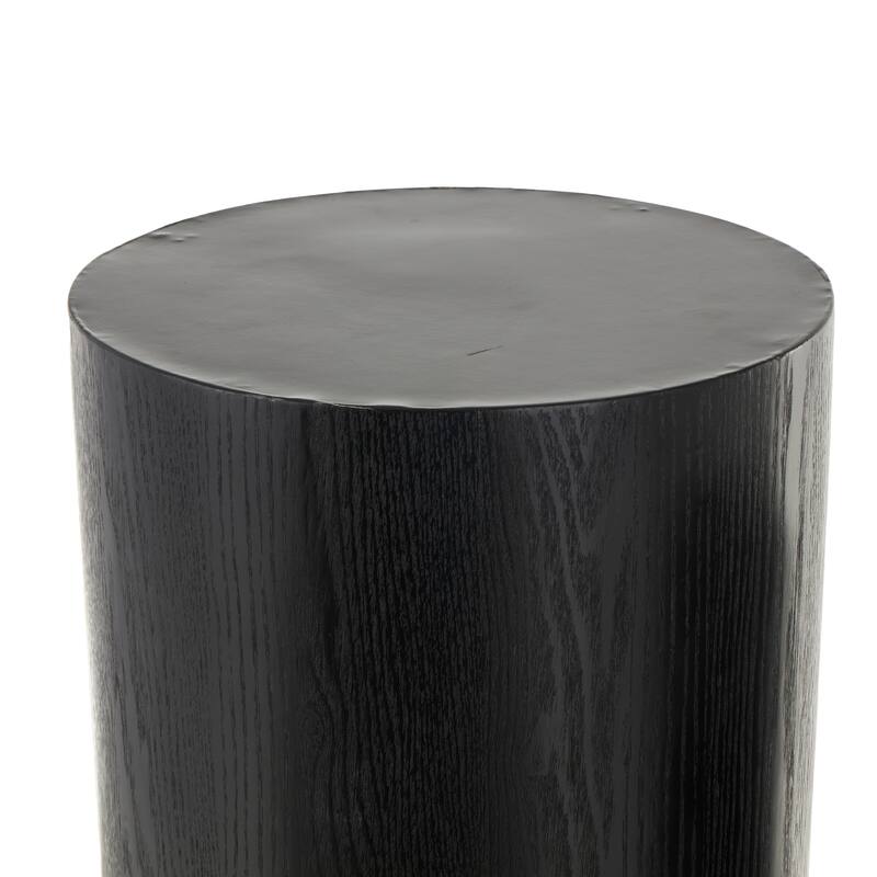 Wood Handmade Pedestal Table - Set of 2 Brown, Black or White - Roche River Decor