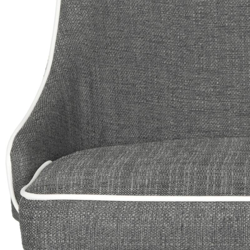 SAFAVIEH Socorro Mid-Century Modern White Dining Chair (Set of 2) - 23.6" x 19.6" x 35.5" - 24Wx20Dx36H