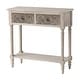 preview thumbnail 6 of 6, COSIEST Vintage Solid Wood 2-Drawers Console Sofa Table - 31.5"W x 12"D x 30"H