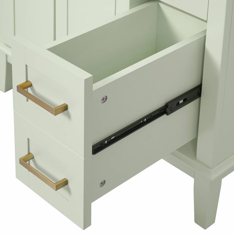 30" Bathroom Vanity with Ceramic Sink