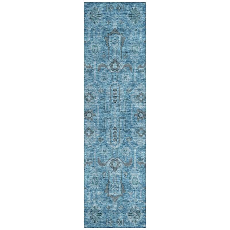 Machine Washable Indoor/ Outdoor Chantille Boho Rug