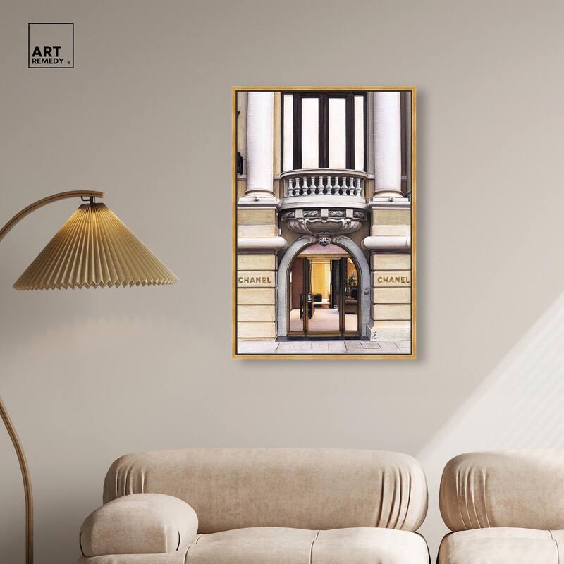 Expensive Store in Paris Canvas by Art Remedy