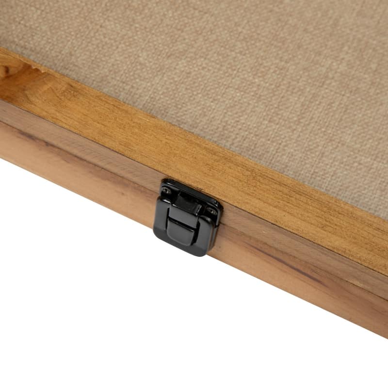 Solid Pine Shadow Display Case with Linen Liner