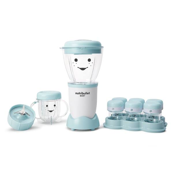 slide 2 of 5, Baby Food Blender NBY10100, Blue/White