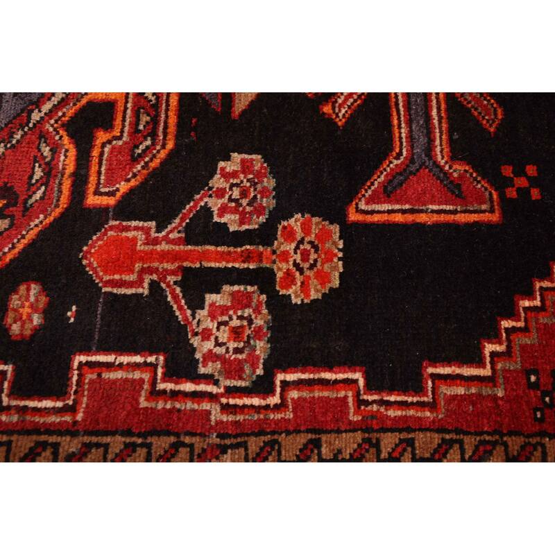ECARPETGALLERY Hand-knotted Konya Anatolian Black, Red Wool Rug - 4'2 x 6'11