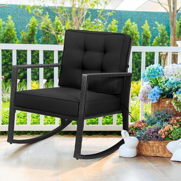 Martha stewart wicker rocking chair top