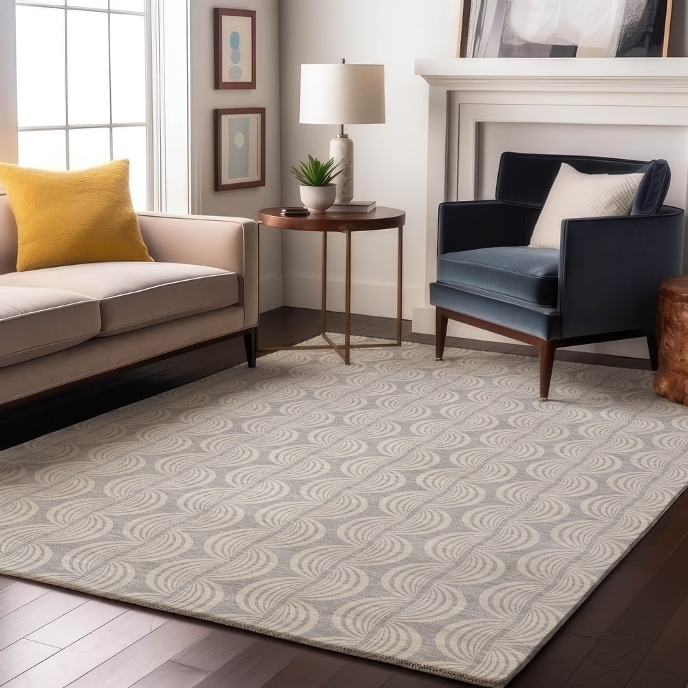 Premium Washable Super Soft Modern Scallop Mayfield Rug