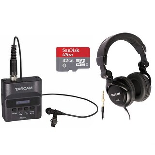 Tascam DR-07X 2-Input 2-Track Portable Audio Recorder with Mic