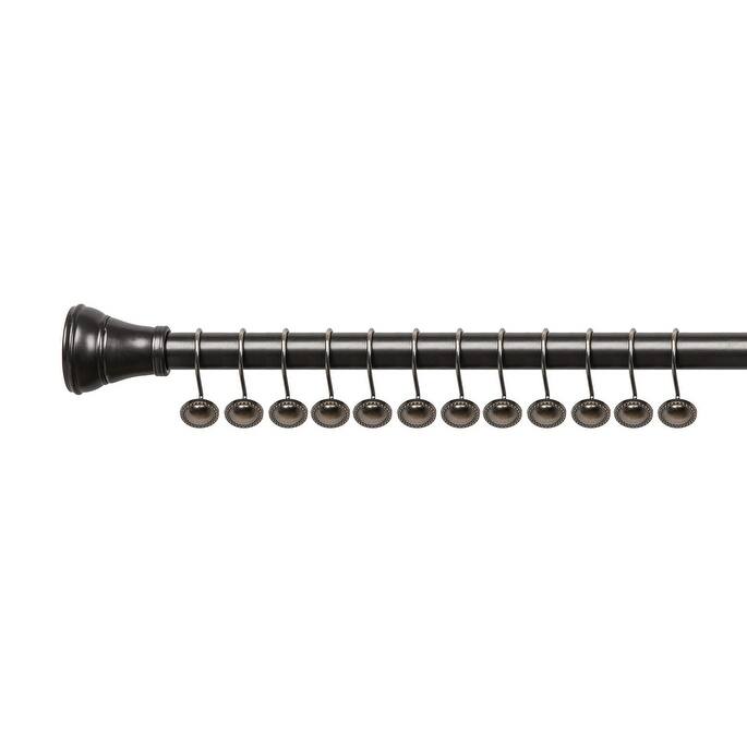 Utopia Alley Rustproof Zinc Shower Curtain Rings for Bathroom, Set of 12