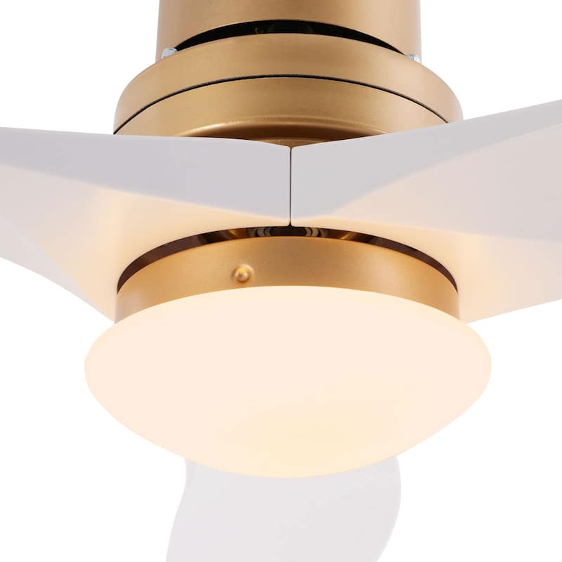 47In Modern 3-Blade 6-Speed Propeller Ceiling Fan Light with Remote