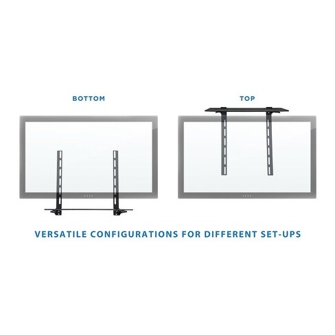 Shop Mount It Lcd Led Plasma Tv Wall Mount Bracket For Cable Box Dvd Player Stereo Components Shelf 1 Shelf Black Overstock 18968868