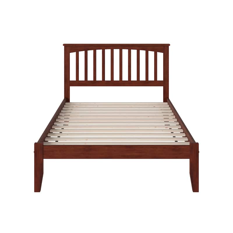 Platform Bed - Stylish Design Slats & Elegant Headboard - Modern Bedroom Furniture