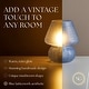 preview thumbnail 17 of 40, Mushroom White Glass Dimmable LED Table Lamp with E26 Socket Modern