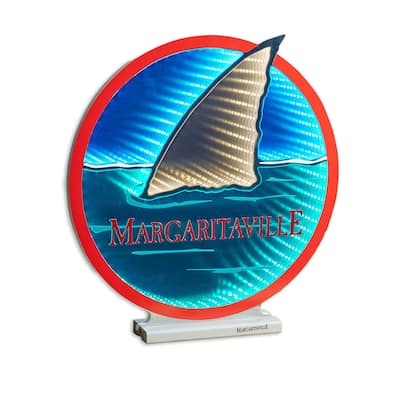Margaritaville Shark Fin EkkoLight 16"H