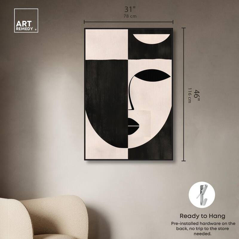 Divided Self II Canvas by Art Remedy