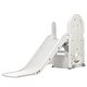 preview thumbnail 41 of 39, 4-in-1 Kids Slide with Climber, Basketball Hoop and Storage Space, Freestanding Outdoor Indoor Slide Playset
