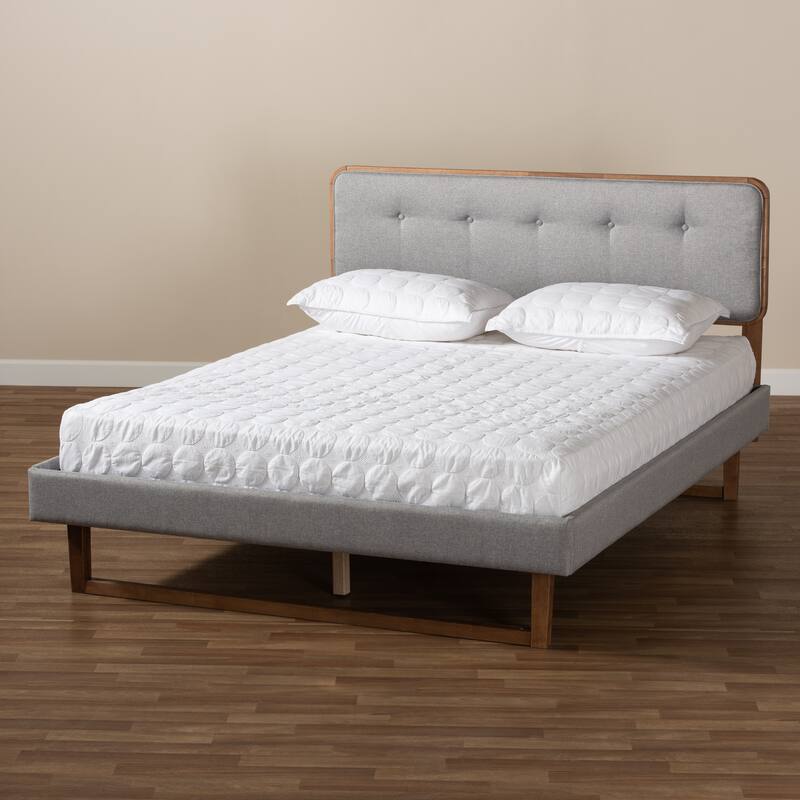 Sofia Mid-Century Modern Platform Bed