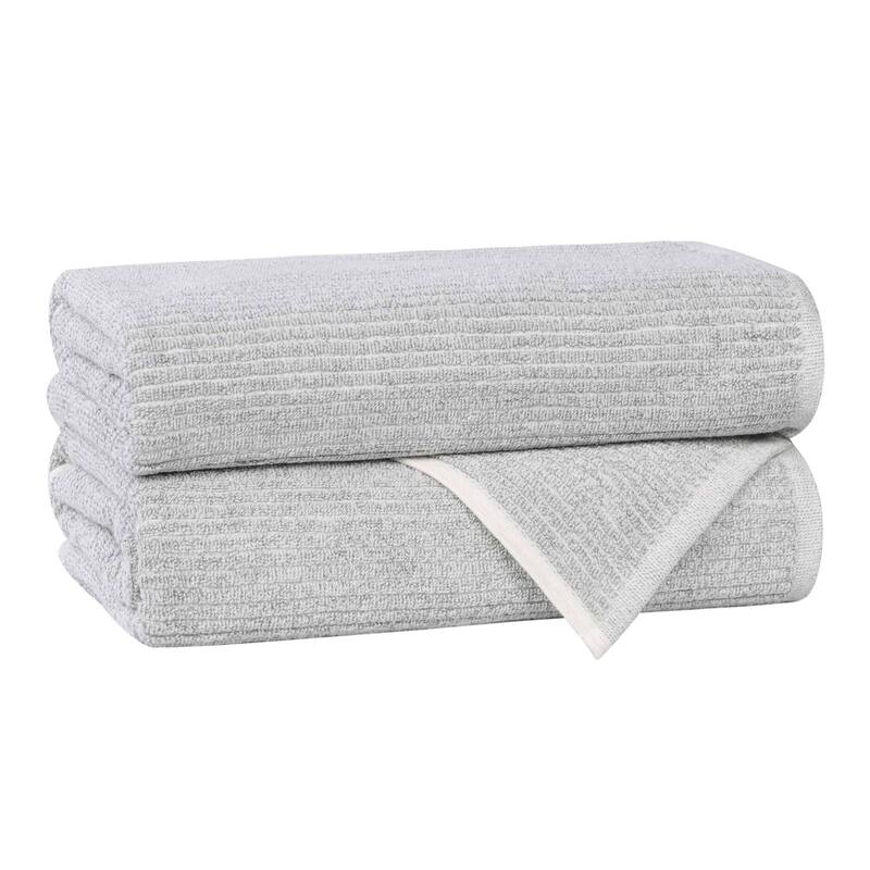 Superior Destin Viscose Cotton Blend Bath Towels, Set of 2