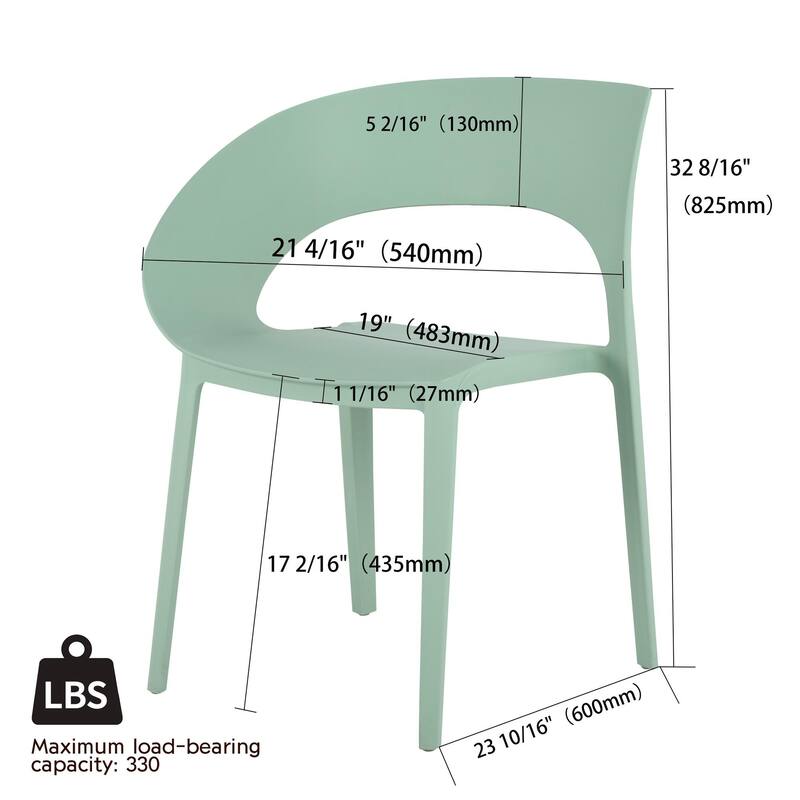 Indoor/Outdoor PP Plastic Seating
