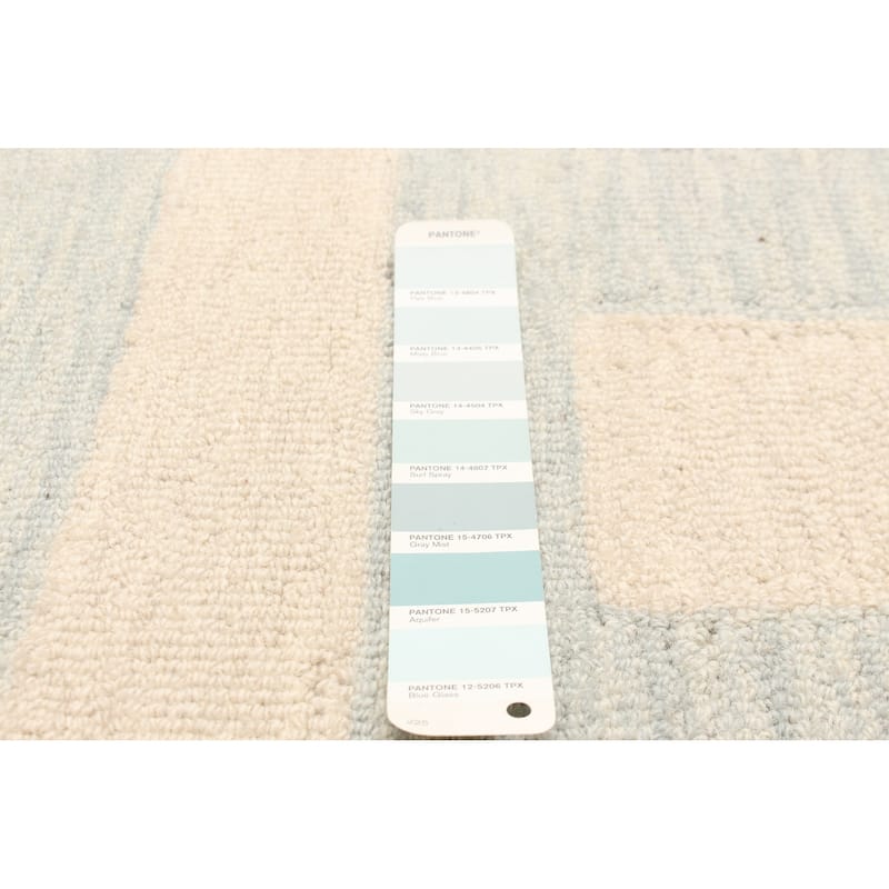 ECARPETGALLERY Hand Tufted Timeless Blue Wool Rug - 5'1 x 7'11