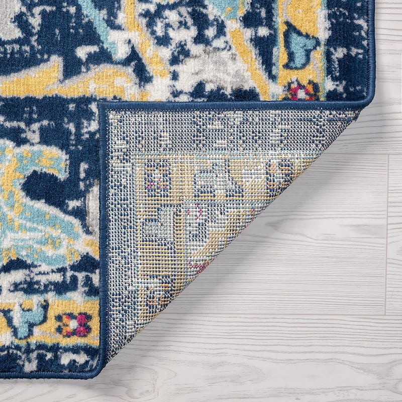Dynah Bohemian & Eclectic Medallion Indoor Area Rug