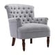 preview thumbnail 5 of 28, Corvus Sidmouth Tufted Fabric Oversized Club Chair