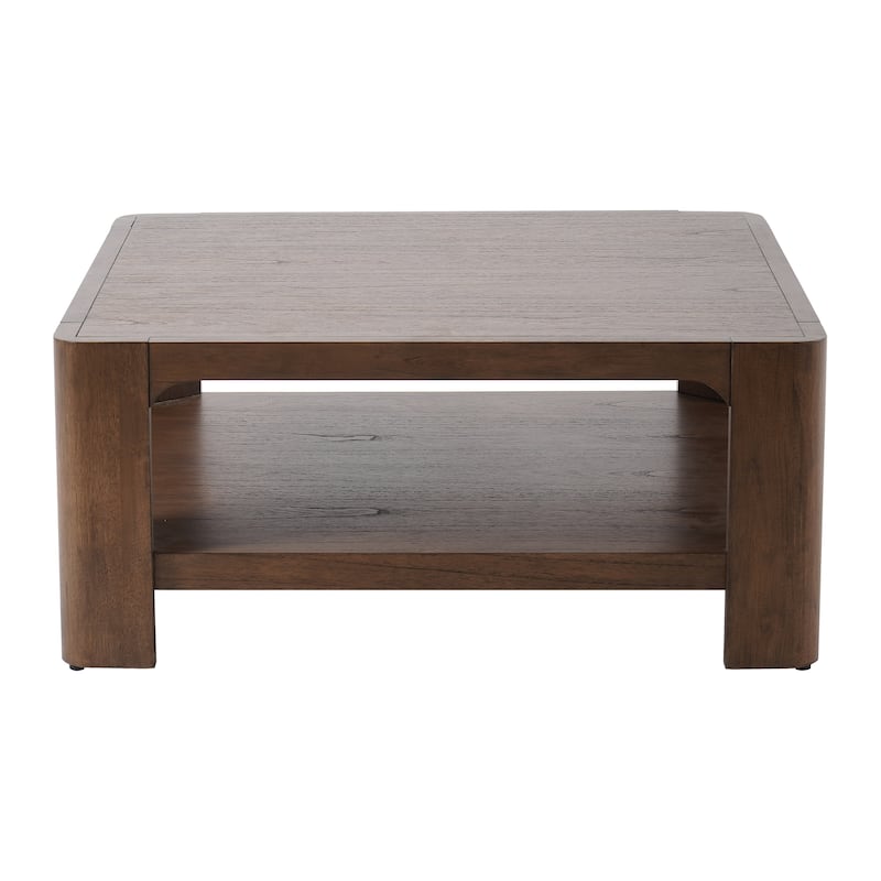 NPD Furniture Trevin Coffee Table with Open Shelf