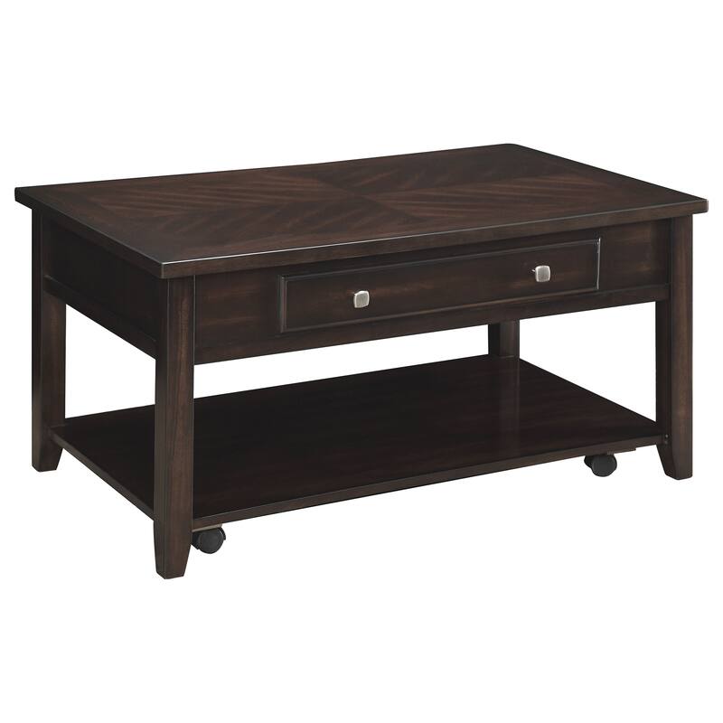 Bradford Lift Top Coffee And End Table Set Walnut