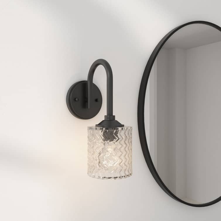 Acroma 1-light Dimmable Armed Sconce Wall Sconce