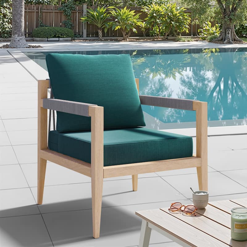 27.6 x 24.4 in Outdoor Indoor Patio Seat Cushions Set