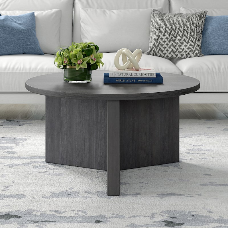 Anders 32" Wide Round Coffee Table