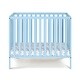 preview thumbnail 2 of 4, Versatile Baby Blue Mini Crib with Included Mattress Pad