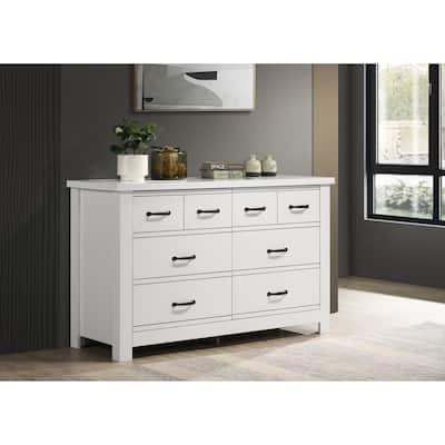 Wooden 8-Drawer Storage Dresser