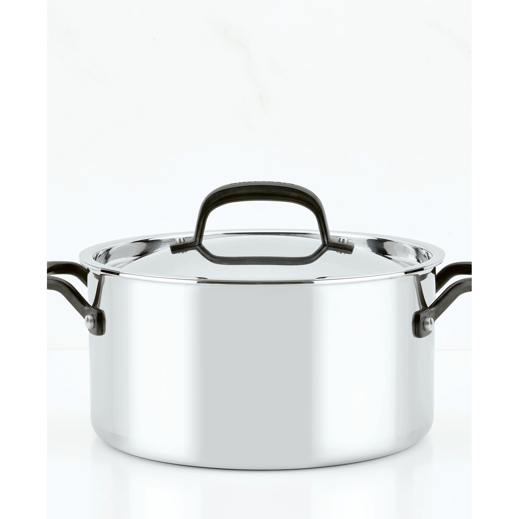 KitchenAid 5-Ply Clad Polished 10 Piece Stainless Steel Cookware Pots