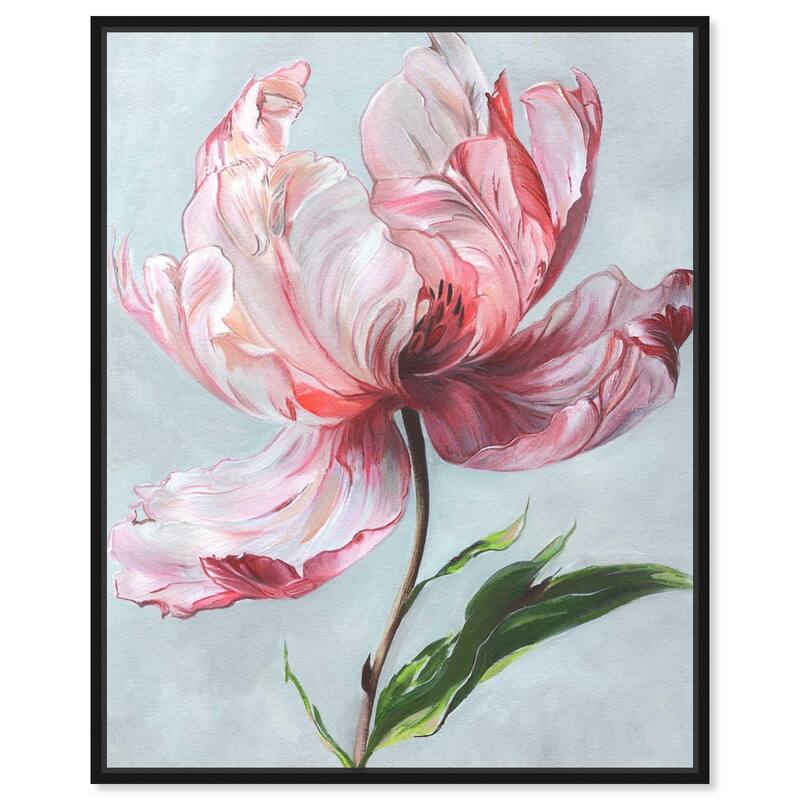Magical Flower II Canvas by Art Remedy - Black - 24" x 30"