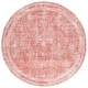 preview thumbnail 77 of 83, SAFAVIEH Handmade Abstract Zenzi Modern Wool Rug 6' Round - Ivory/Red